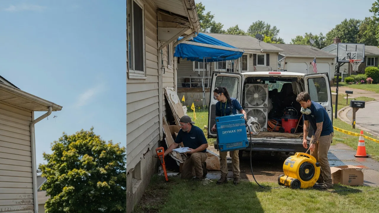 Ceiling Leak Cleanup in Greenville, OH near me