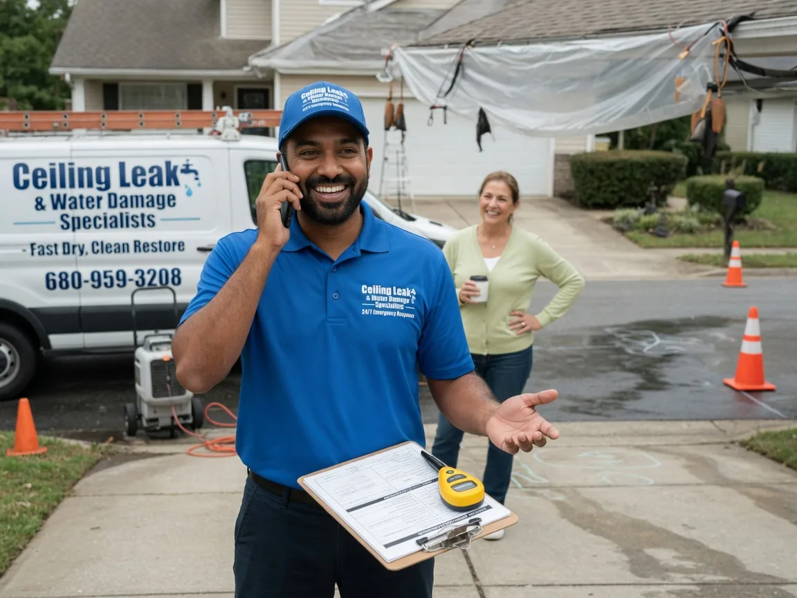Ceiling Leak Cleanup Greenville, OH FAQs
